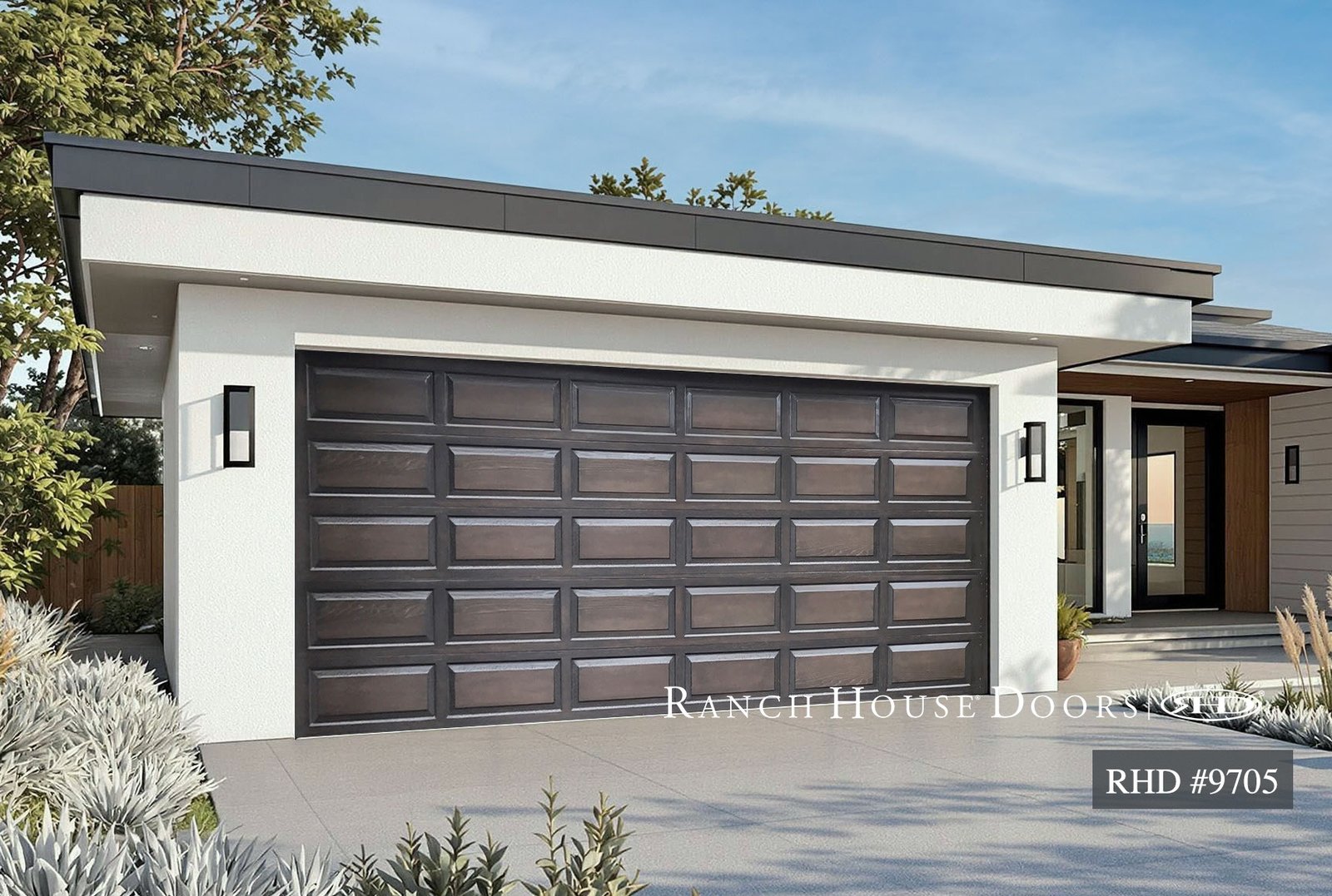 Ranch House Doors Rail & Stile style 9705